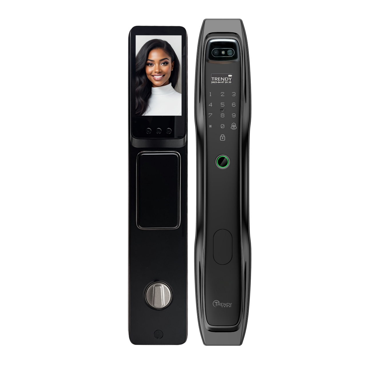 TRENDYLOCK FX17 - Tuya App, Palm vein, Face, Password, Fingerprint, Card, Key