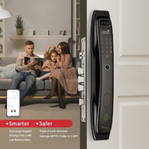 TRENDYLOCK FX17 - Tuya App, Palm vein, Face, Password, Fingerprint, Card, Key